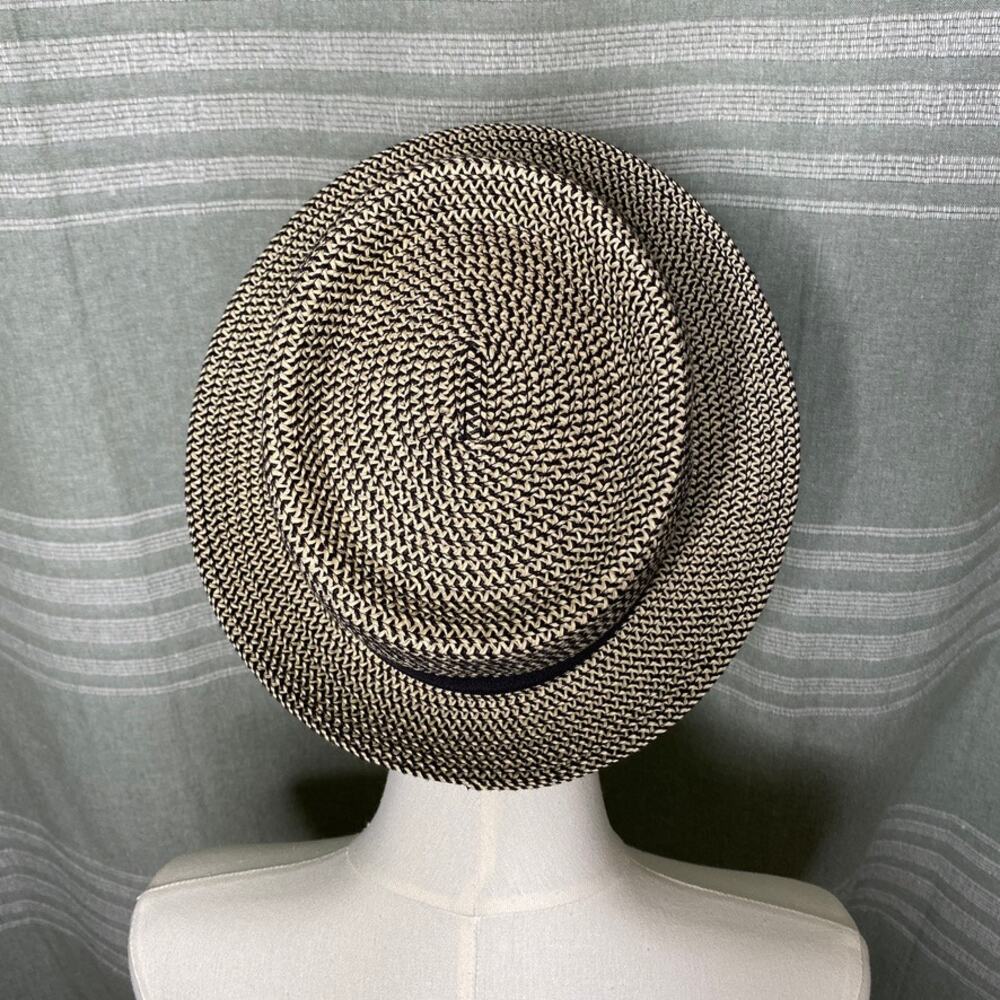 Toucan Collection Straw Boater Hat MD\LG Old Money French Girl Resort Retro Chic - Picture 6 of 9